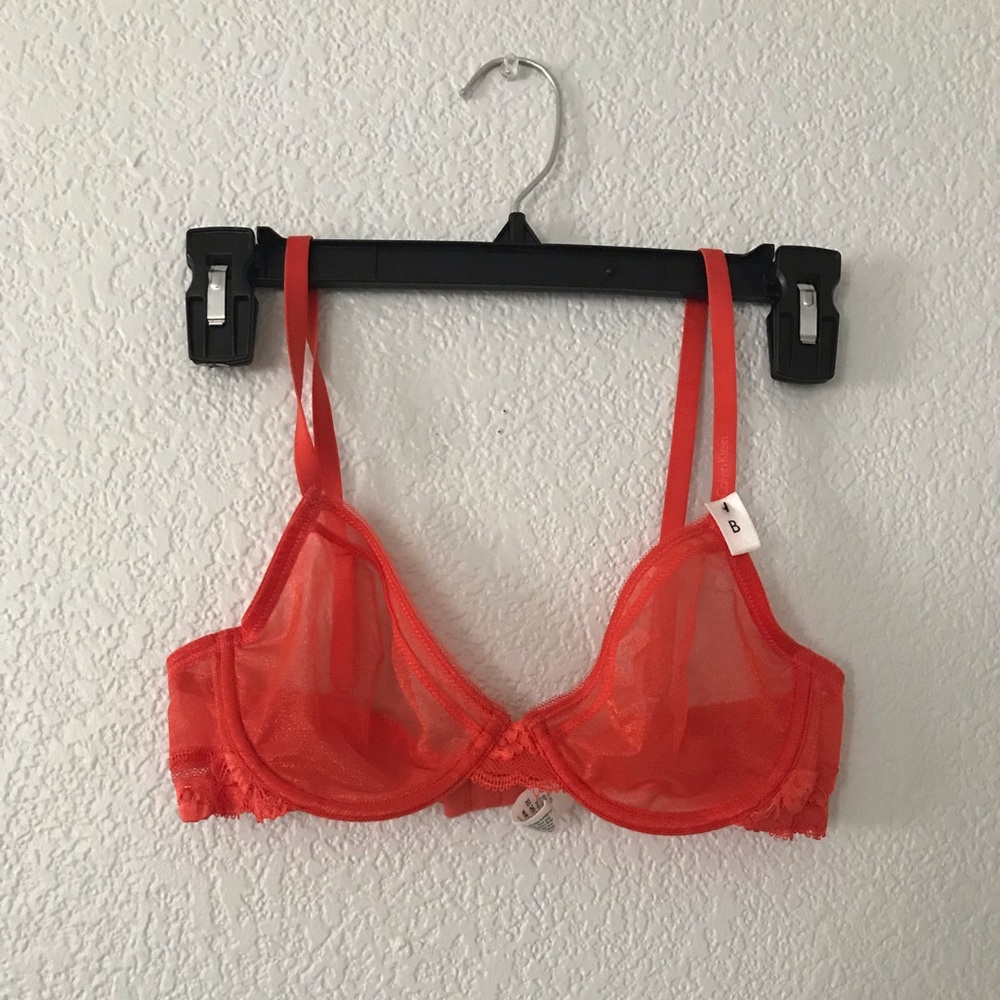 Fiery Red Calvin Klein Bra 🔥